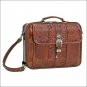 AW856 AMERICAN WEST ANTIQUE BROWN LEATHER LAPTOP BRIEFCASE SHOULDER HANDBAG