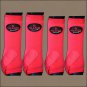 LARGE HILASON RED HORSE FRONT REAR LEG PROTECTION ULTIMATE SPORTS BOOTS 4 PACK