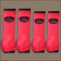 LARGE HILASON RED HORSE FRONT REAR LEG PROTECTION ULTIMATE SPORTS BOOTS 4 PACK