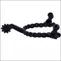 HILASON BLACK STEEL TWISTED WIRE MEN'S SPUR