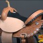 TO104-F HILASON TREELESS WESTERN BARREL RACING TRAIL PLEASURE SADDLE 14"