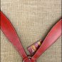 HILASON LEATHER WESTERN HORSE HEADSTALL BRIDLE BREAST COLLAR - MAHOGANY
