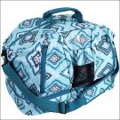 20X13X13 CLASSIC EQUINE WEEKEND DUFFEL ZIPPER TRAVEL BAG STRONG HANDLE DIAMONDS