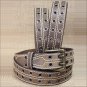 38" CHIPPEWA WESTERN DARK BROWN LEATHER REDWOOD RANCH BELT
