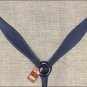 HILASON WESTERN LEATHER HORSE BREAST COLLAR - BLACK