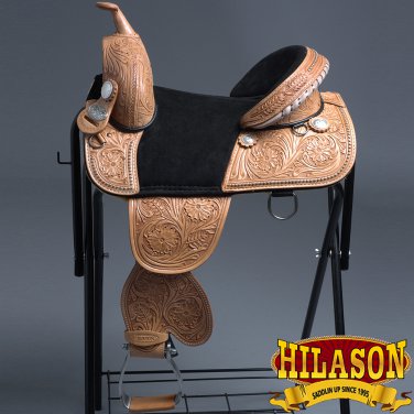 CTW101BZ-F HILASON CLASSIC CHILD TREELESS WESTERN BARREL RACING TRAIL SADDLE 13"