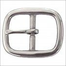 NEW HILASON 1.5 INCH  DC CENTER BAR BUCKLE NICKLE PLATED