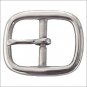 NEW HILASON 1.5 INCH  DC CENTER BAR BUCKLE NICKLE PLATED