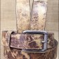 42 inch JUSTIN TAN WESTERN MEN'S TAILGUNNER LEATHER BELT
