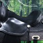 TO106BK-F HILASON TREELESS WESTERN TRAIL BARREL RACING SADDLE 17"