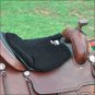 1/2" CLASSIC EQUINE WESTERN LONG FLEECE TUSH HORSE SADDLE CUSHION SEAT BLACK