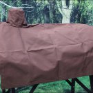 HILASON BROWN 600D NYLON FULL WESTERN HORSE SADDLE COVER PVC LAMINATED