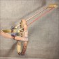 GH200-F HILASON TAN PADDED GENUINE LEATHER LARGE GUIDE DOG HARNESS WITH HANDLE