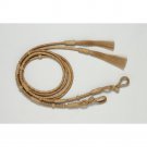 TOUGH 1 ROYAL KING HORSE  DELUXE RAWHIDE SPLIT REINS 7-1/2 FEET