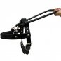 HILASON THICK FLEECE / PADDED GENUINE LEATHER GUIDE DOG HARNESS WITH HANDLE