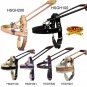 HILASON THICK FLEECE / PADDED GENUINE LEATHER GUIDE DOG HARNESS WITH HANDLE