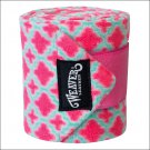 PINKWEAVER WESTERN TACK FASHION POLO HORSE LEG WRAPS SET OF FOUR