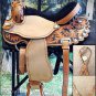 AP569BK 17" HILASON WESTERN FLEX TREE BARREL RACING TRAIL RIDING HORSE SADDLE