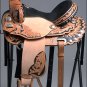 TT200V1-F HILASON WESTERN FLEX TREE BARREL RACING TRAIL RIDING SADDLE 16"