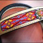 HILASON WESTERN LEATHER HORSE BRIDLE HEADSTALL BEADED INLAY W/ CONCHO