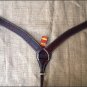 HILASON WESTERN BARB WIRE LEATHER HORSE BREAST COLLAR BROWN