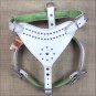 HILASON PADDED GENUINE LEATHER DOG HARNESS MATCHING W/ LEASH ALL SIZES & COLORS