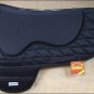 F-TA110 HILASON WESTERN TREELESS SADDLE PAD MEMORY FOAM AND ANTI SLIP - BLACK