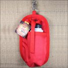 HILASON HEAVY DUTY SNAPON 600D NYLON RED WATER BOTTLE HOLDER CARRIER FOR SADDLE