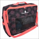 CLASSIC EQUINE HORSE BOOT ACCESSORY CARRYING TOTE BAG CORAL KNIGHTS 6 POCKETS
