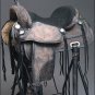 TO106BKRO HILASON TREELESS WESTERN TRAIL BARREL RACING HORSE RIDING SADDLE 16 17