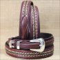 36 inch TONY LAMA WESTERN BROWN LEATHER DON DIEGO RANGER BELT