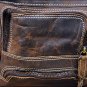 KDSTEPHENS TRAVEL LUGGAGE GYM DUFFLE LEATHER BAG COFFEE BROWN