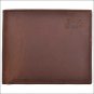 JUSTIN BROWN TAN DISTRESSED LEATHER BASIC BIFOLD MENS WALLET W/ 6 CARD SLOTS