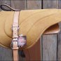 F-210 HILASON NATURAL HORSEMANSHIP LEATHER BAREBACK WESTERN TREELESS SADDLE PAD