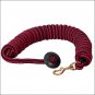 3/4X25ft WEAVER COTTON LUNGE LINE HORSE RUBBER STOPPER BRASS SNAP