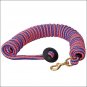 3/4X25ft WEAVER COTTON LUNGE LINE HORSE RUBBER STOPPER BRASS SNAP