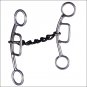 HILASON STAINLESS STEEL SLIDING HORSE GAG BIT 5-1/8"SMALL CHAIN MOUTH