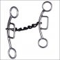 HILASON STAINLESS STEEL SLIDING HORSE GAG BIT 5-1/8"SMALL CHAIN MOUTH