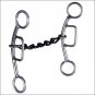 HILASON STAINLESS STEEL SLIDING HORSE GAG BIT 5-1/8"SMALL CHAIN MOUTH