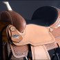 BH131-F HILASON WESTERN LEATHER BARREL RACING TRAIL PLEASURE RIDING SADDLE 15"