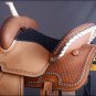 BH131-F HILASON WESTERN LEATHER BARREL RACING TRAIL PLEASURE RIDING SADDLE 15"