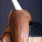 BH131-F HILASON WESTERN LEATHER BARREL RACING TRAIL PLEASURE RIDING SADDLE 15"