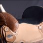 BH131-F HILASON WESTERN LEATHER BARREL RACING TRAIL PLEASURE RIDING SADDLE 15"
