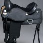 TT112-F HILASON WESTERN CORDURA FLEX-TREE TRAIL PLEASURE RIDING SADDLE BLACK 16"