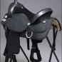TT112-F HILASON WESTERN CORDURA FLEX-TREE TRAIL PLEASURE RIDING SADDLE BLACK 16"