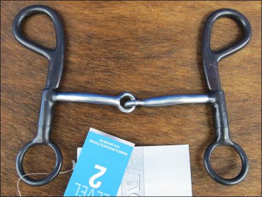 METALAB BLACK SATIN TRAINING HORSE TACK BIT BY PARTRADE