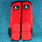 SMALL RED CLASSIC EQUINE LEGACY SYSTEM HORSE FRONT SPORT BOOT PAIR