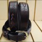 34in. SILVER CREEK JACK OF DIAMONDS WESTERN LEATHER MEN BELT RED
