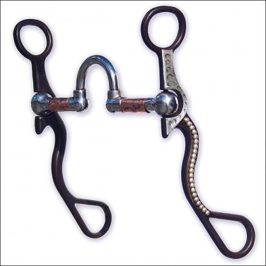 AVB108 PROFESSIONAL CHOICE BOB AVILA SIGNATURE SHANK CORRECTION HORSE CURB BIT
