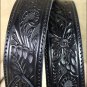 40 INCH TONY LAMA WESTERN BANDERA EMBOSSED BLACK LEATHER RANGER BELT